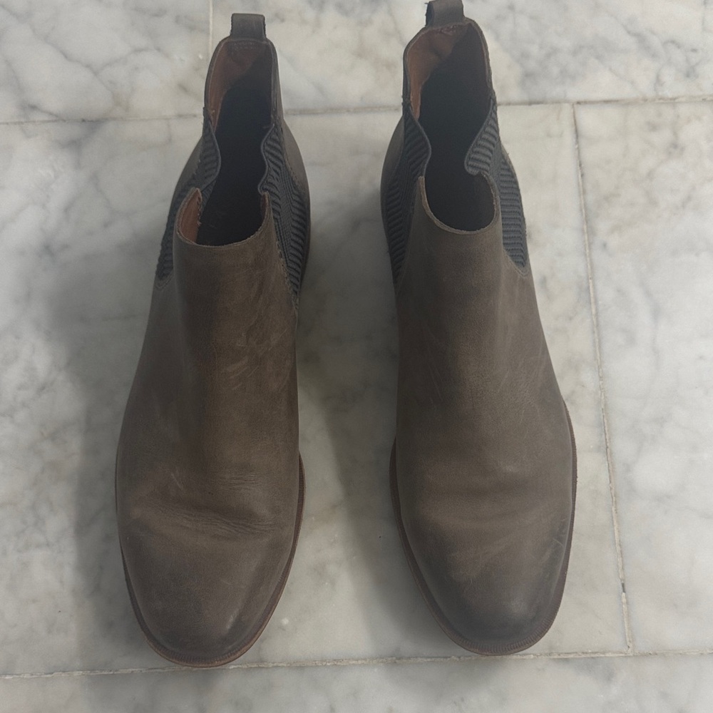 Kork-Ease Brown Leather Ankle Boots women 7.5